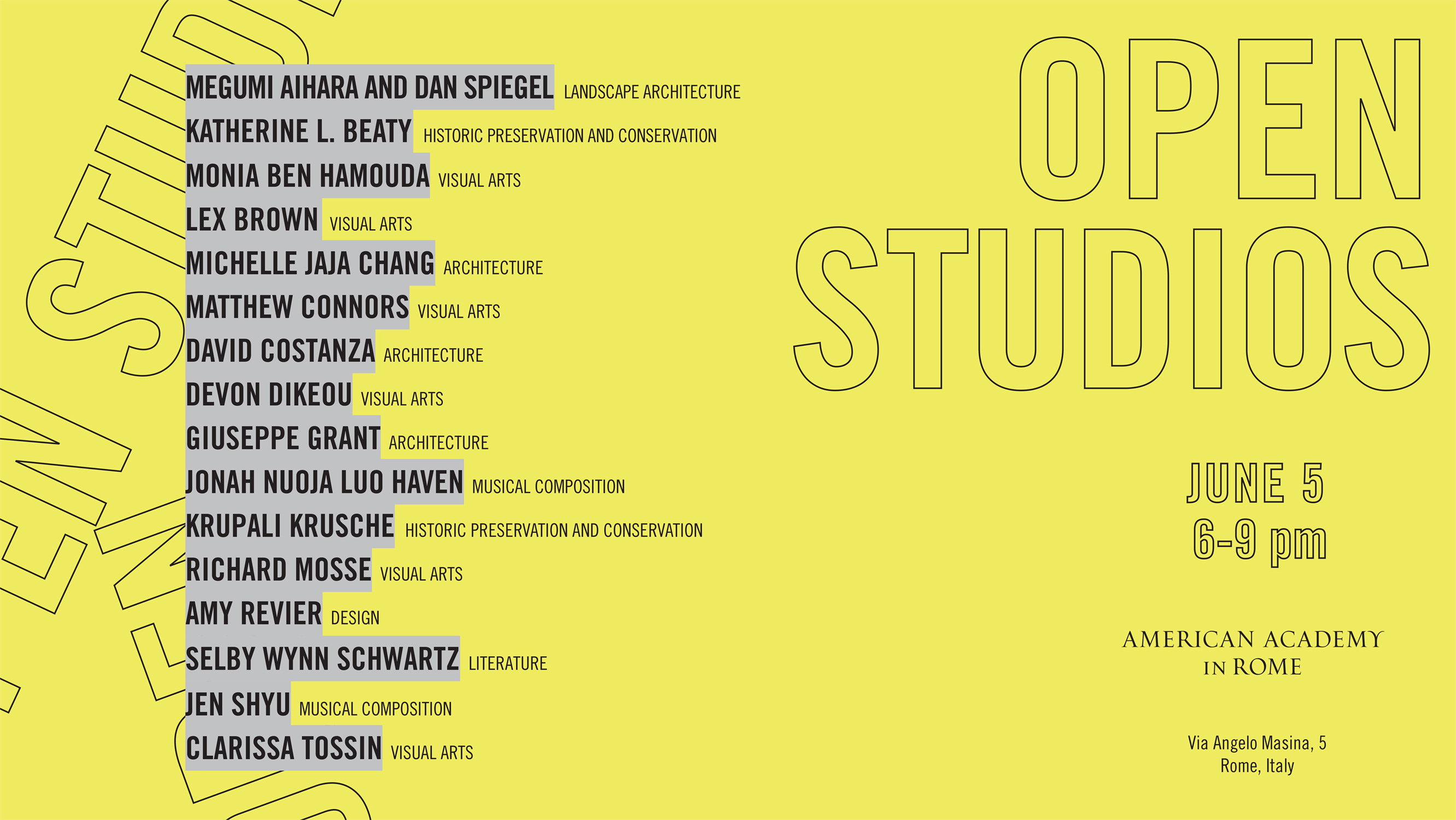 Open Studios 2025