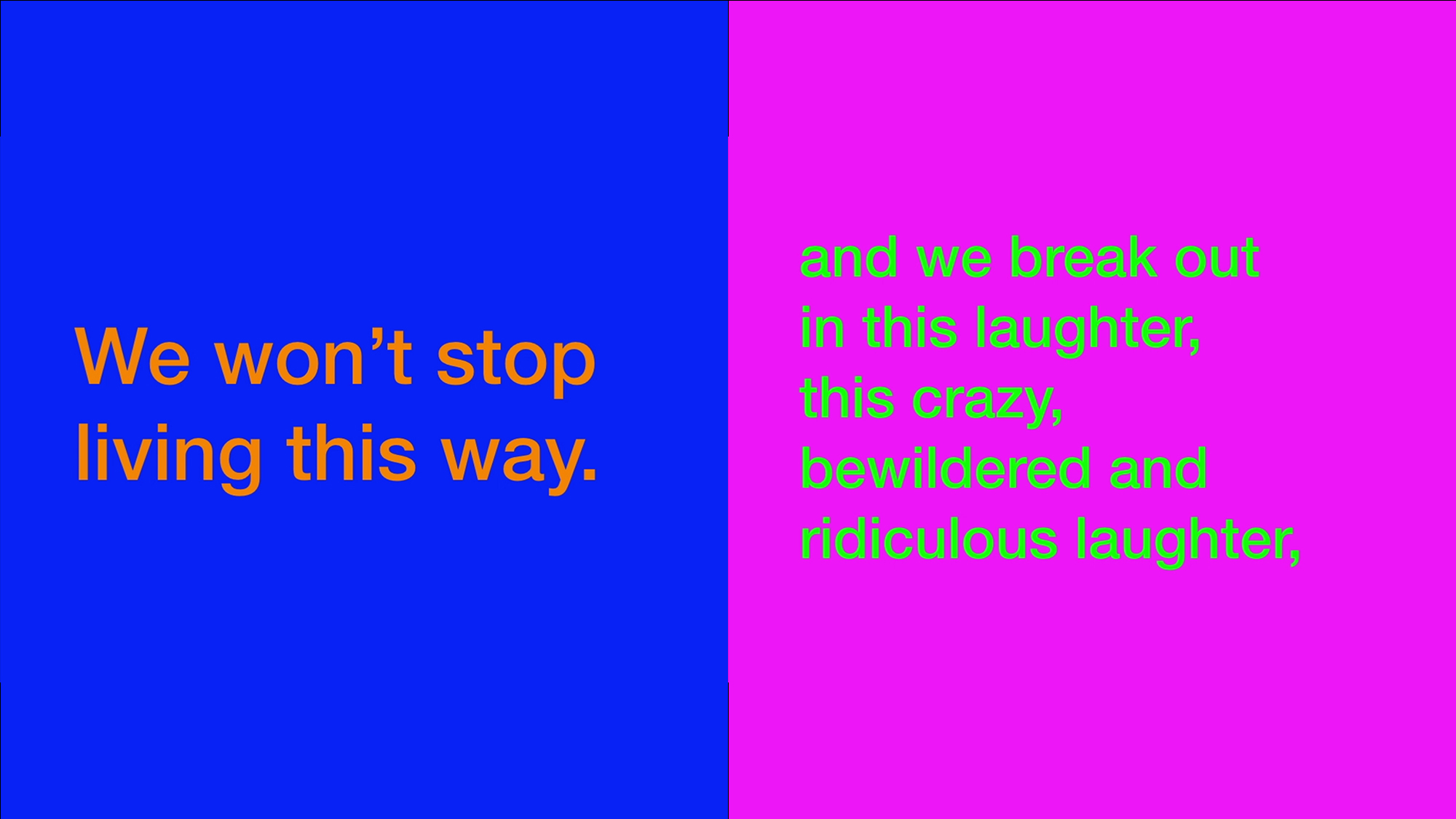 Tony Cokes: texts. tracks. (not an exhibition)