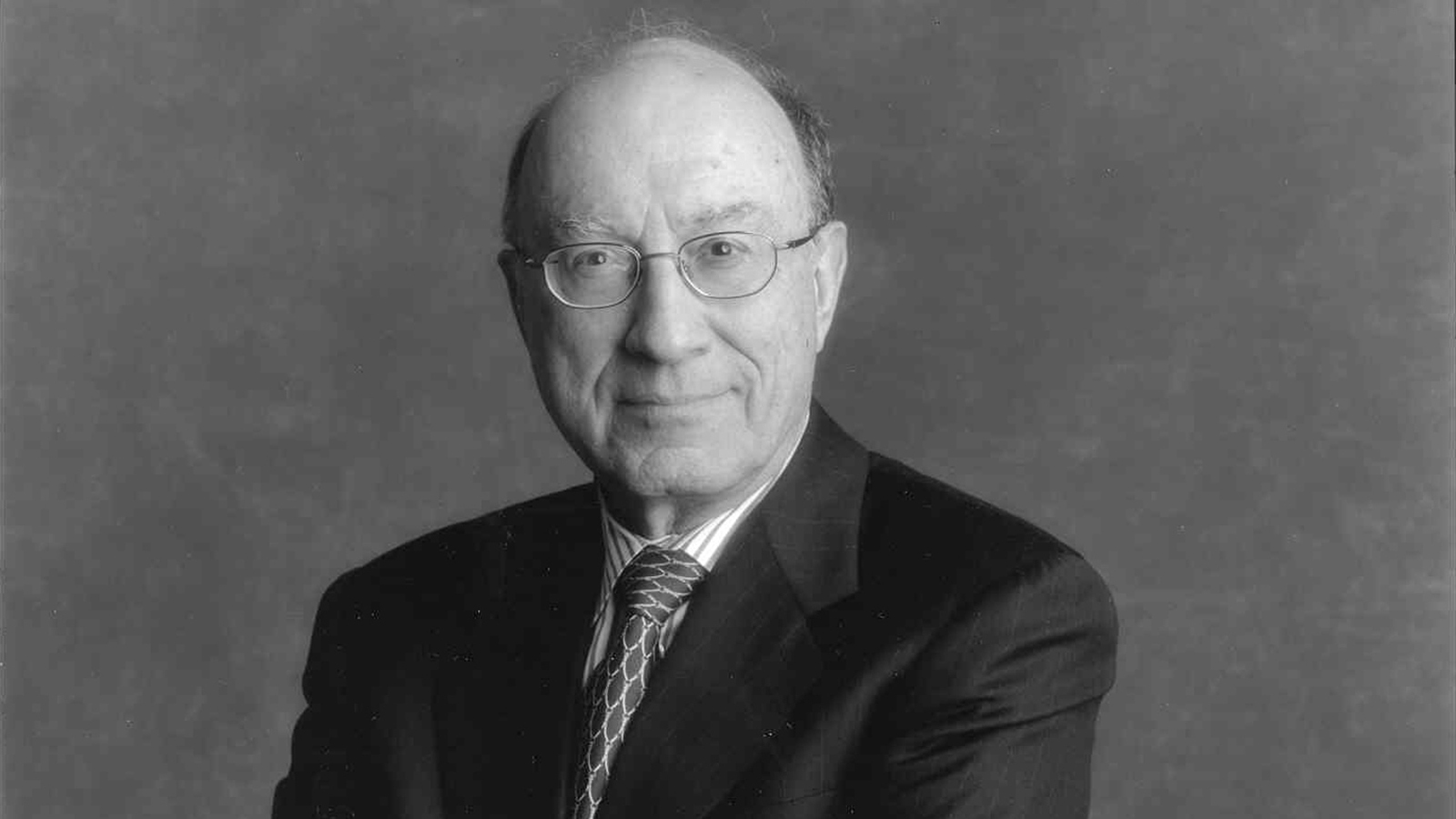 Black and white photograph of the head and shoulders of Michael I. Sovern