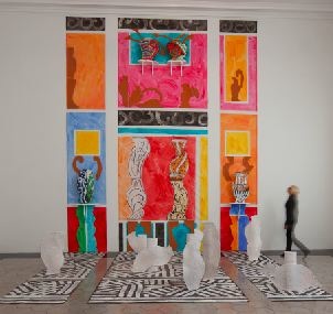 On Exhibit through 10 December at the AAR, 'Betty Woodman: Roman Fresco/Pleasures and Places' On Exhibit through 10 December at the AAR, 'Betty Woodman: Roman Fresco/Pleasures and Places'