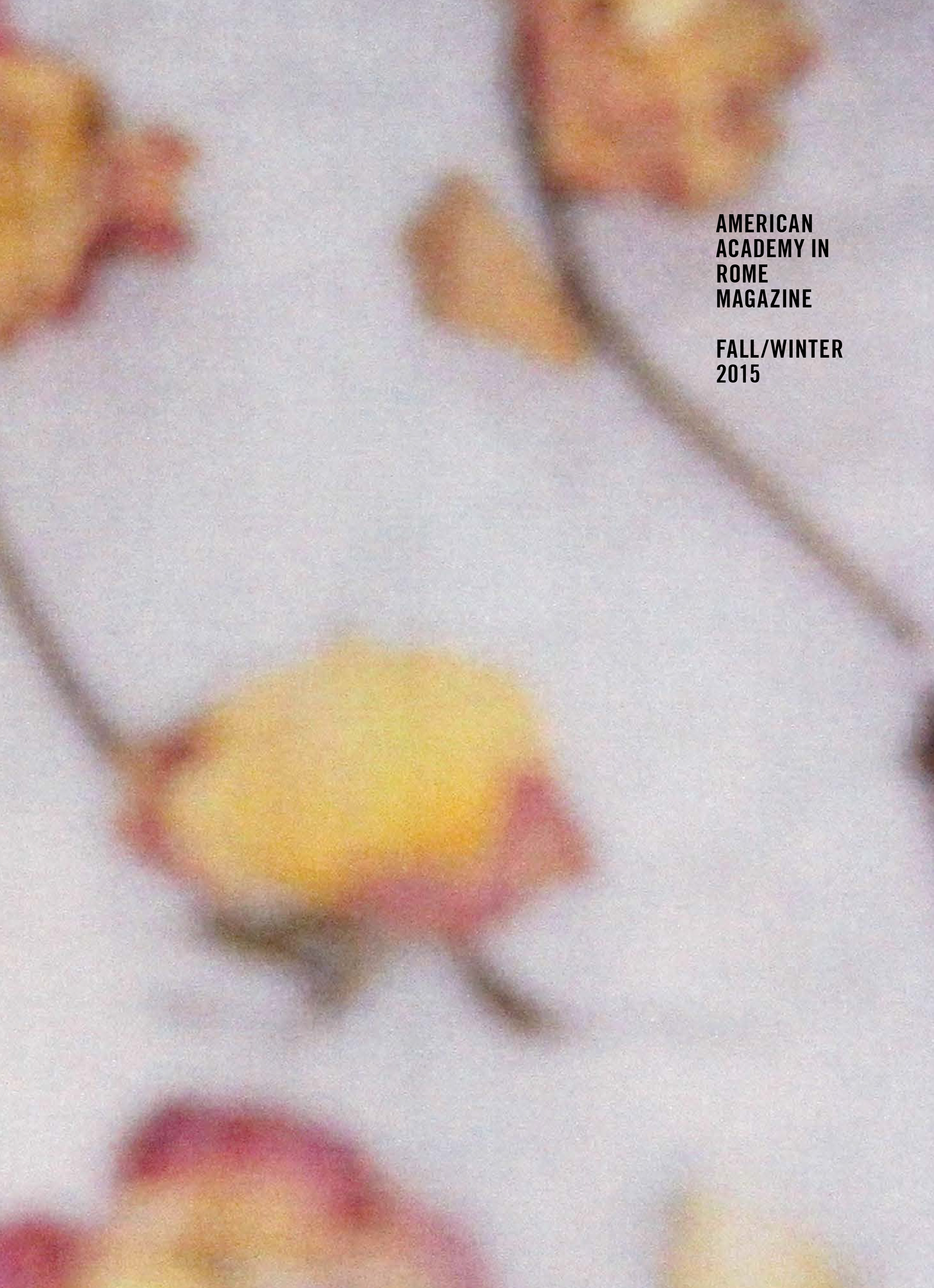 Cover of the Fall–Winter 2015 issue of AAR Magazine Cover of the Fall–Winter 2015 issue of AAR Magazine