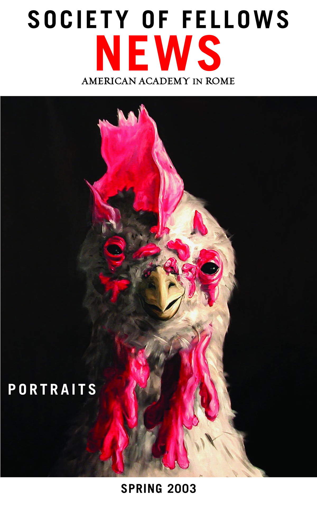 Cover of the Spring 2003 issue of Society of Fellows News