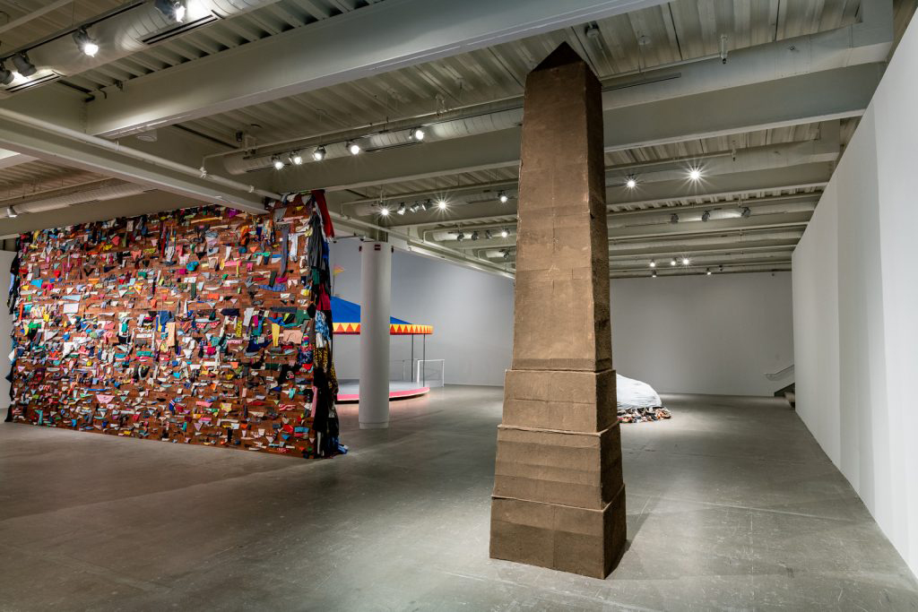 Quick News - installation view of Karyn Oliver exhibition at ICA Philadelphia